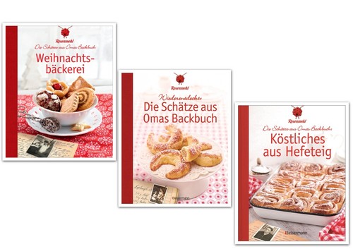 Rosenmehl backbuch set die 3 - rosenmehl,